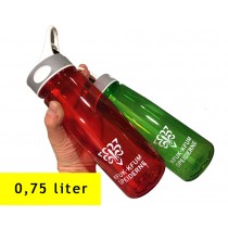Drikkeflaske i hardplast (0,75 liter)
