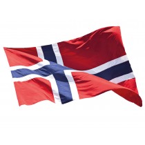 Norsk flagg, 125 cm (bestillingsvare)
