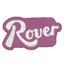 Rover - merke til leirbålkappen (18cm)