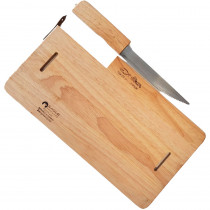 Trefjøl med kniv Turfjøl 34x18cm