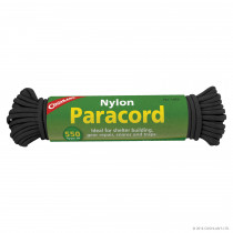 Nylon Paracord 15m - SVART